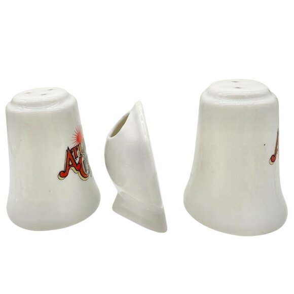 Atlantic City Souvenir 3pc Set Salt and Pepper Shakers Toothpick Holder Ceramic - Picture 2 of 9